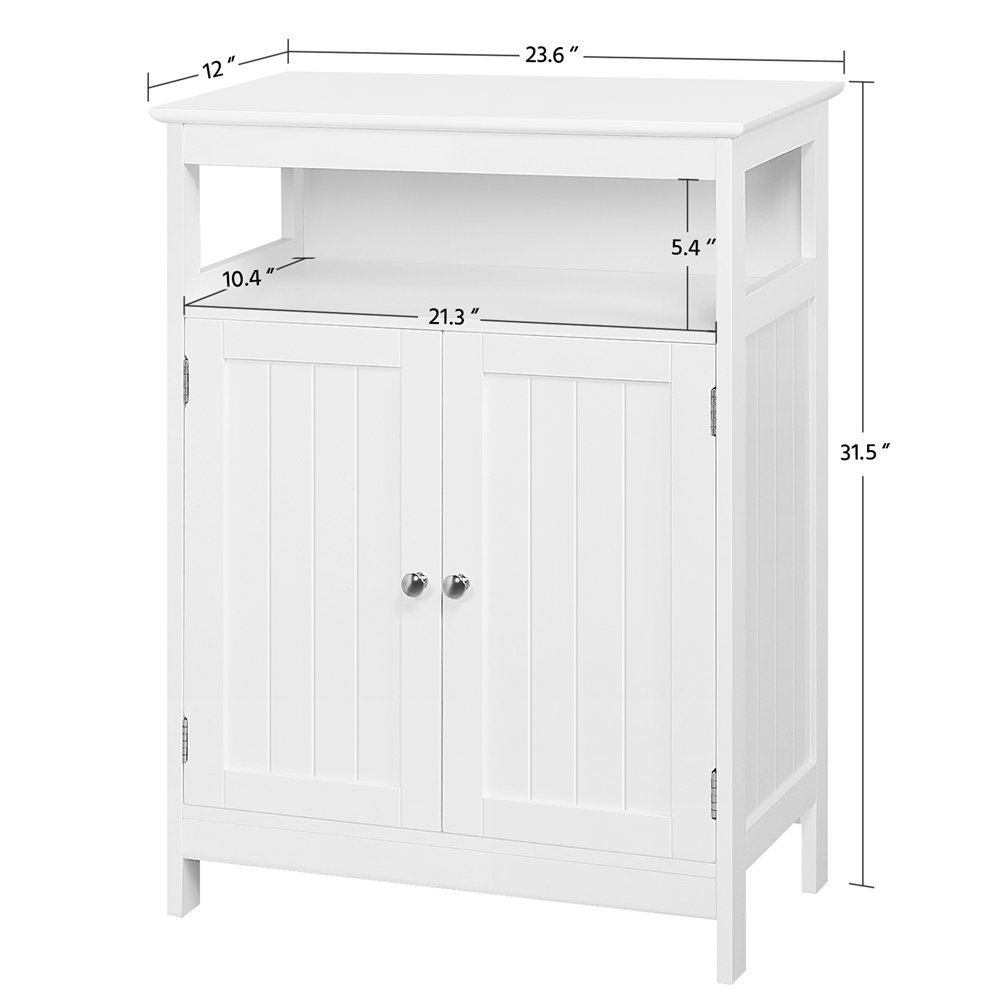 Lark Manor Pylesville 23.6'' W x 31.5'' H x 12'' D FreeStanding Bathroom & Reviews